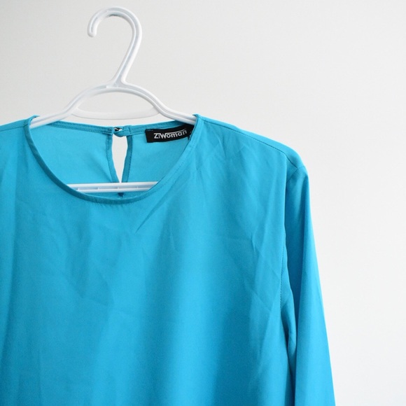 Tunic in petrol - Picture 2 of 11